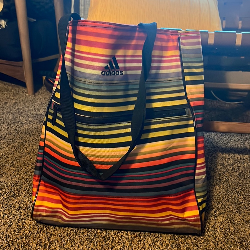 Retro ADIDAS colorful tote